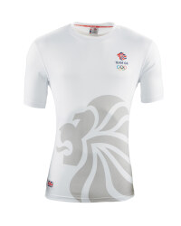 Men's Team GB Sports T - Shirt - White