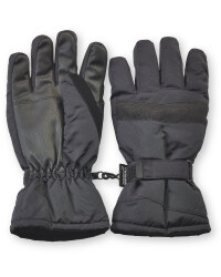 Men's Technical Ski Gloves - Black