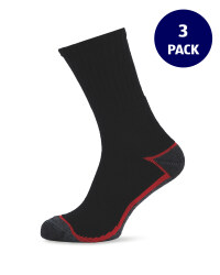 Men's Workwear Black & Red Socks - ALDI UK