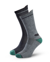 Men's Workwear Socks - Grey/Black Twist