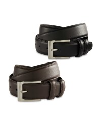 Avenue Men's Embossed Leather Belt