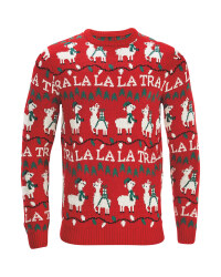 Men's Llama Christmas Jumper