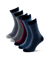 Mens' Stripe Socks 5 -Pack