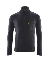Mens 1/4 Zip Workwear Pullover - Black