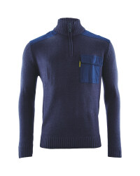 Mens 1/4 Zip Workwear Pullover - Navy