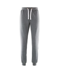 Mens Grey Cuffed Hem Joggers