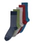 Mens Pique Textured Socks 5 Pack