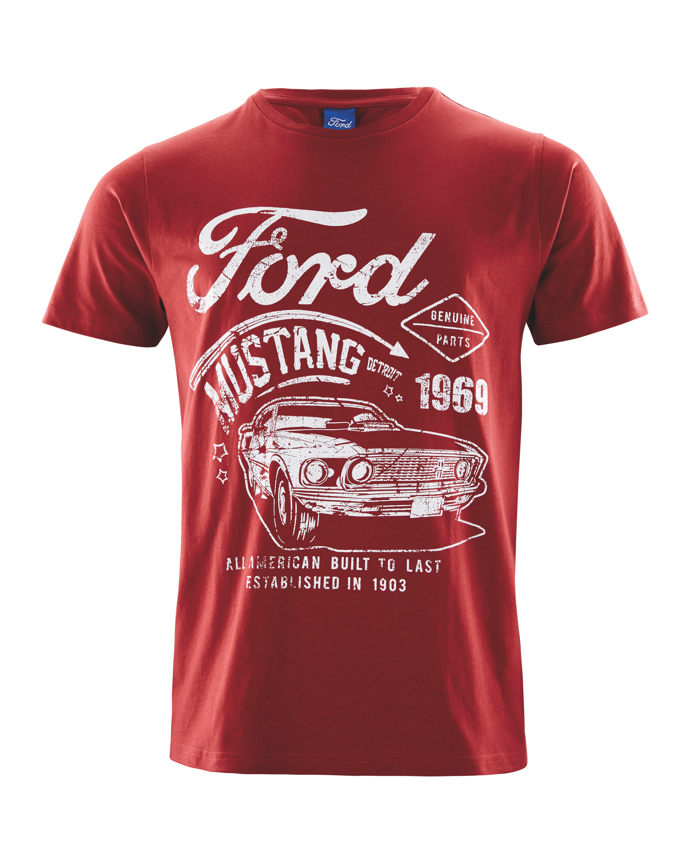 ford t shirts for men on Mens Red Ford T Shirt Aldi Uk