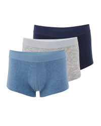 Men's Light Grey Hipsters 3 Pack