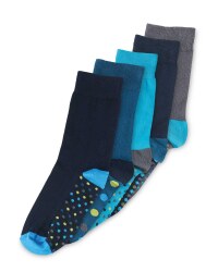 Mens Spotty Socks 5 Pack