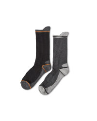 Workwear Socks 2 Pack - Orange/Black
