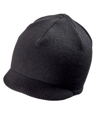 Merino Cycling Skip Beanie - Black