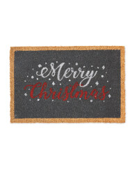 Merry Christmas Coir Mat