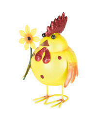 Metal Hen Garden Ornament