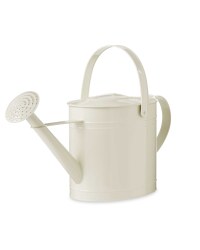Gardenline Metal Oval Watering Can - Ivory