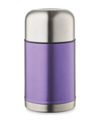Metallic Food Flask - Purple