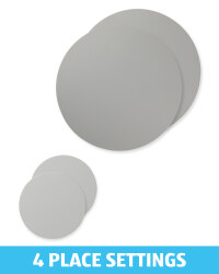 Mid Grey Placemat & Coaster Bundle