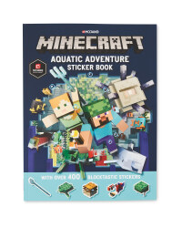 Minecraft Aquatic Sticker Book