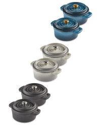 Mini Cast Iron Cookware 2 Pack