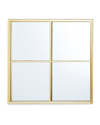 Kirkton House Gold Grid Mirror