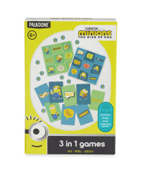 Minions 3-In-1 Game