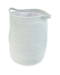 Mint Rope Style Laundry Basket