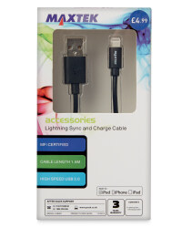 Mobile Phone Charger Cable - Black