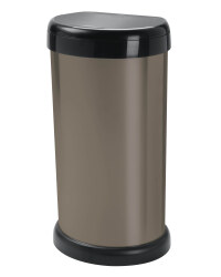Moda Gun Metal 42L Touch Bin