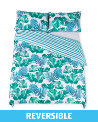 Monstera Leaf Double Duvet Set
