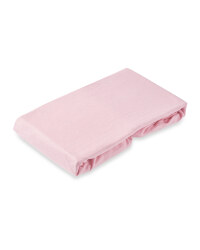 Moses Basket Fitted Sheet 2-Pack - Pink