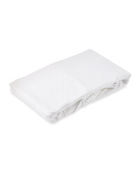 Moses Basket Fitted Sheet 2-Pack - White
