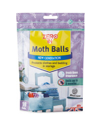 Zero In Moth Balls 10 Pack