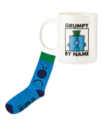 Mr Grumpy Mug & Socks Gift Set