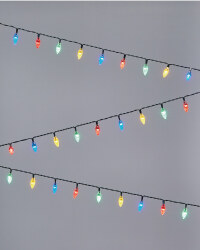 Multi Cones 100 LED Christmas Lights