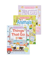 My First Sticker Book 3 Pack