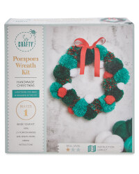 Make Your Own Pom Pom Wreath
