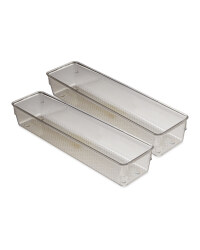 Narrow Drawer Organisers 2 Pack