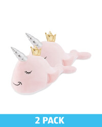 Narwhal Shaped Cushion 2 Pack