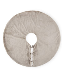 Natural Faux Fur Tree Skirt