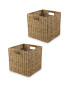 Natural Foldable Seagrass Basket Set