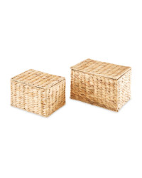Natural Storage Basket 2 Pack