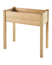 Natural Wooden Raised Planter