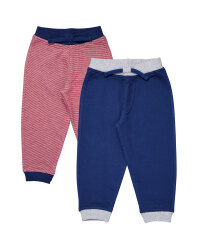 Navy & Red Stripe Joggers