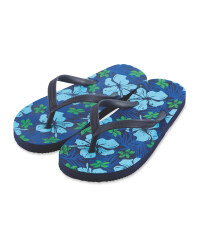 Children's Navy Flip Flops