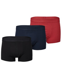 Men's Navy/Black/Red Hipsters 3 Pack