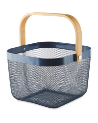 Navy Kitchen Storage Basket