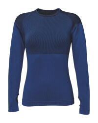 Navy Ladies' Seamless Gym Shirt