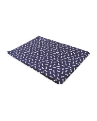 Large Navy Bone Memory Foam Mattress