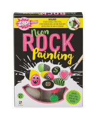 Neon Rock Painting Zap Activity Set