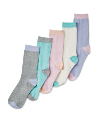 Avenue Ladies' Pastel Socks 5-Pack
